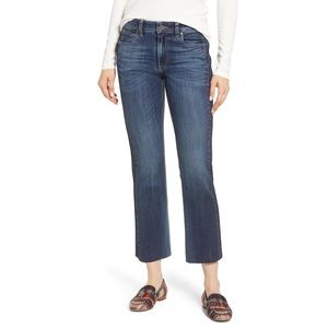 Kut From The Kloth Side Inset Kelsey Ankle Flare Jeans, Size 16 - Blue